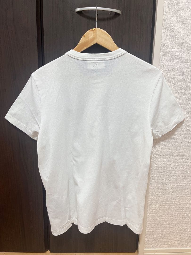 ami parisハート刺繍 ホワイト Tシャツ　男女兼用