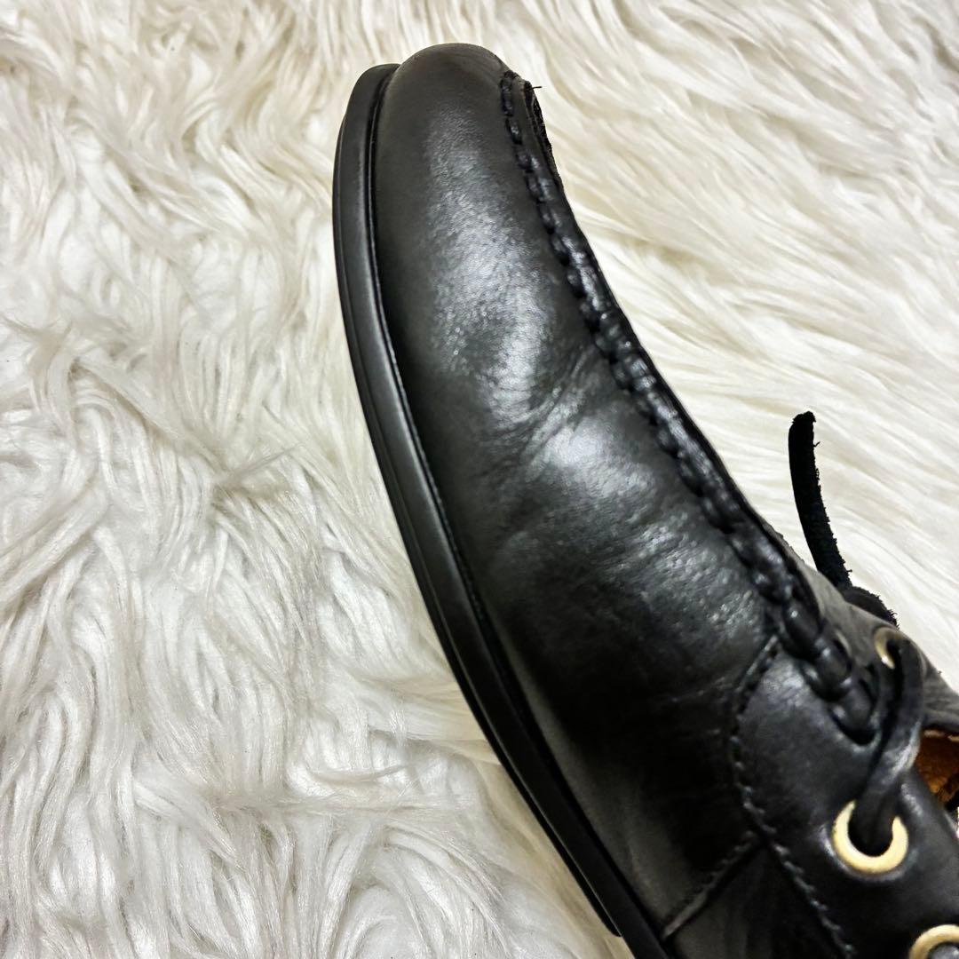 POLO ポロラルフローレン　デッキシューズ　モカシン　黒　27cm 靴
