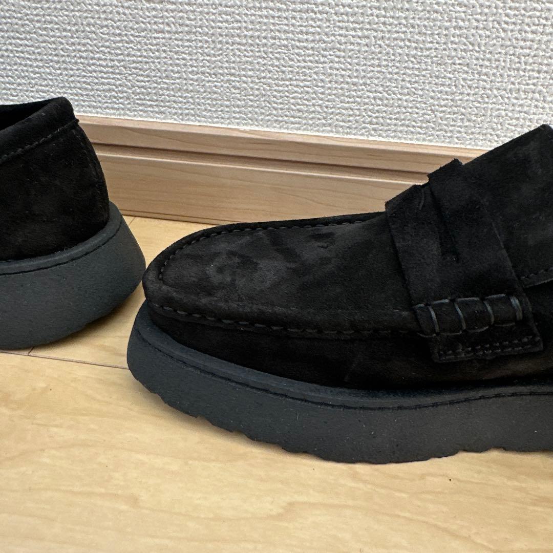 【新品未使用】CLARKS® × ZARA レザーローファー ブラック 42