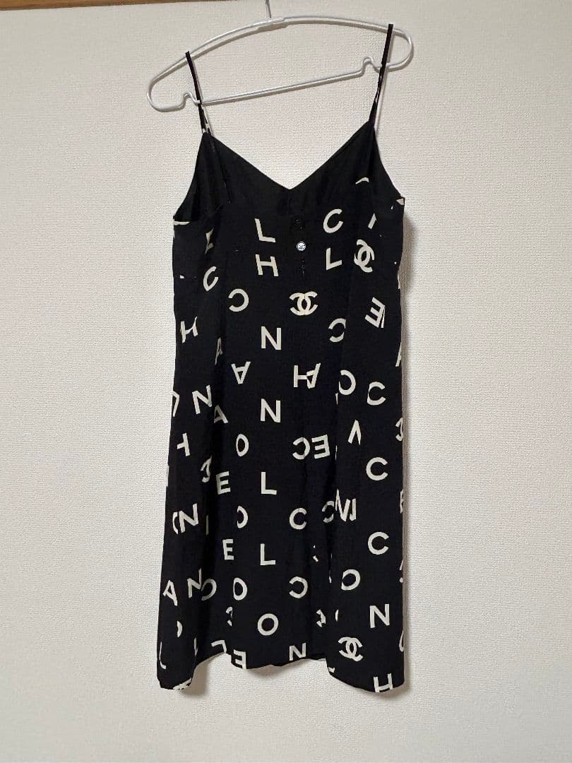 ななこ CHANEL ビンテージ ロゴ キャミワンピース