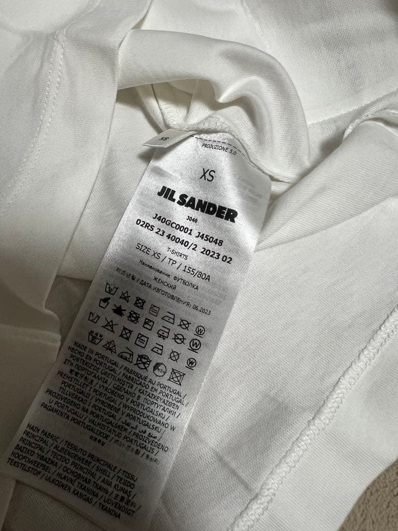 JIL SANDER 半袖白Tシャツ
