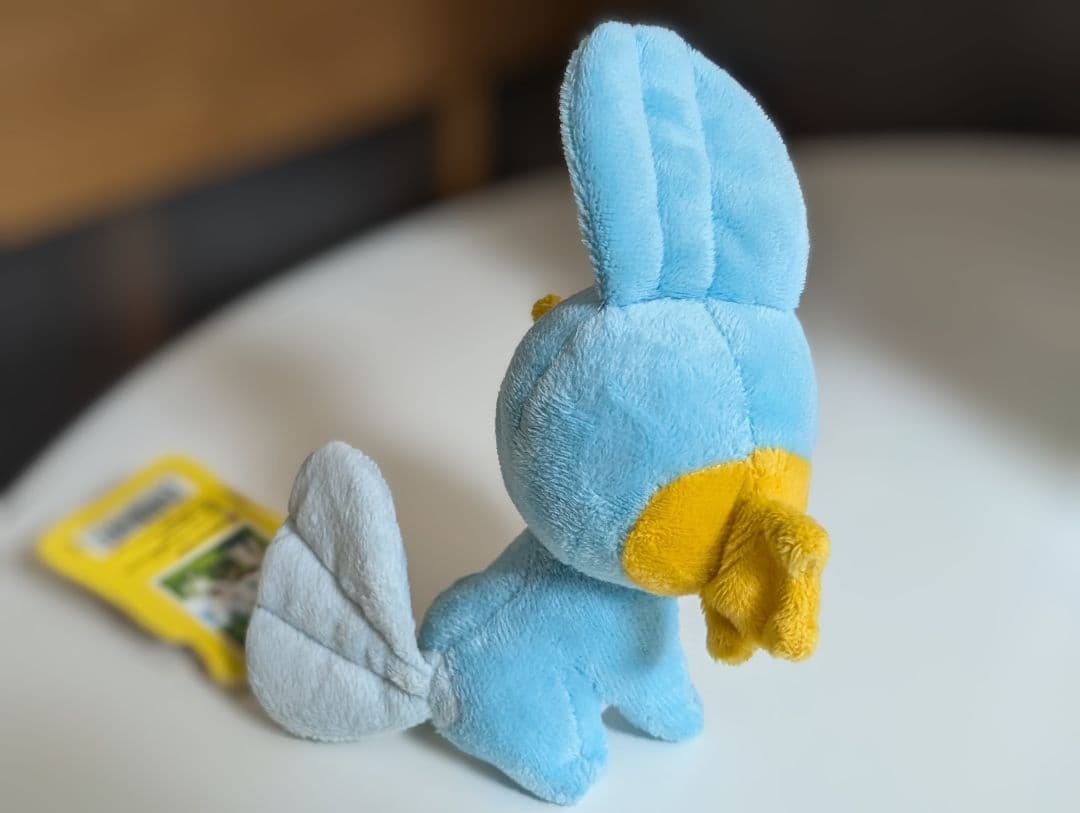 タグ付き　ミズゴロウ　キャンバスぬいぐるみ　ポケモンセンター　ポケットモンスター