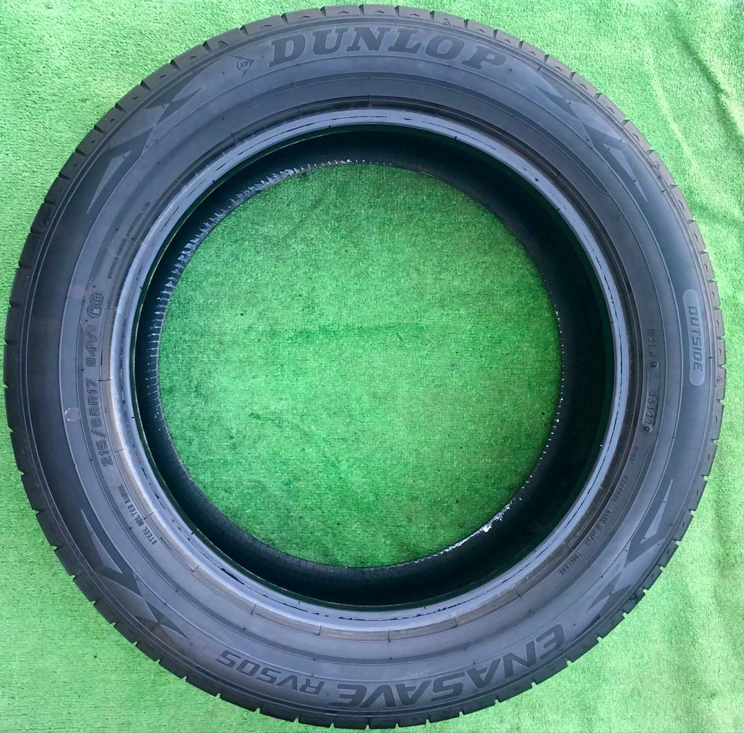 215/55 R17 DUNLOP ENASAVE RV505 ラジアルタイヤ