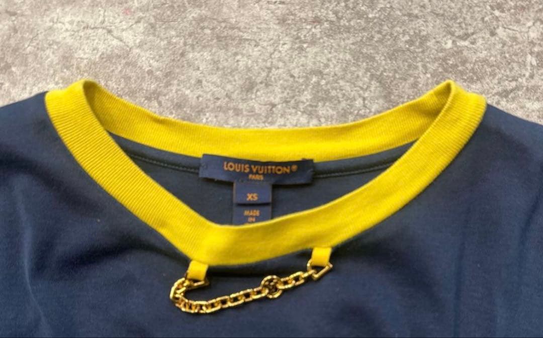 LOUIS VUITTON ネイビー Tシャツ XS