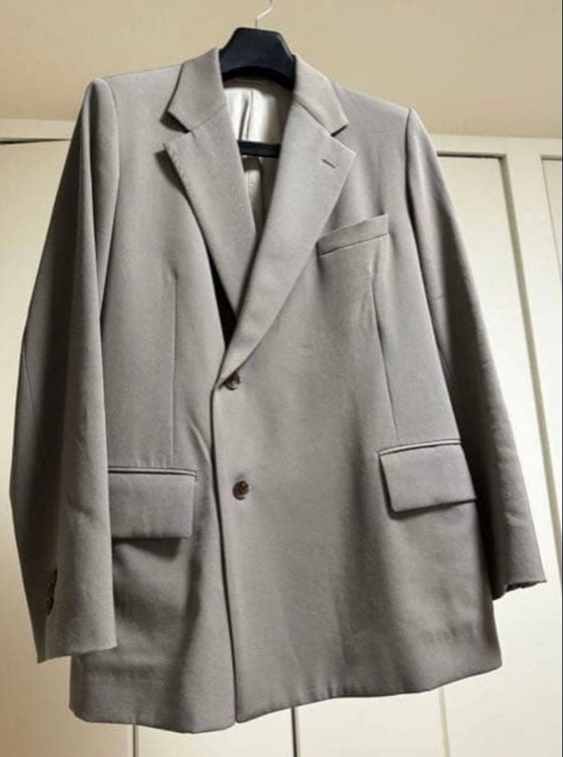 AURALEE WOOL MAX GABARDINE jacket グレージュ