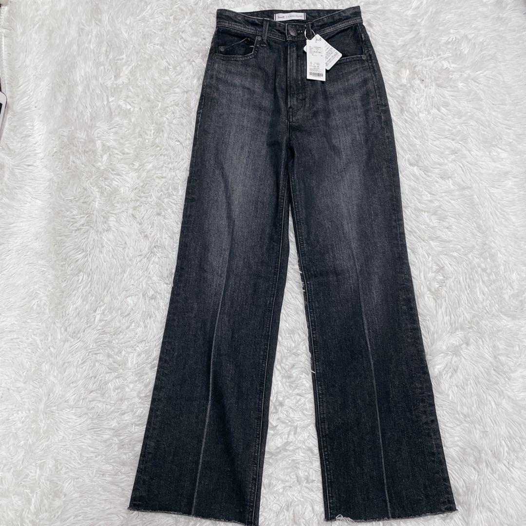 新品 YANUK × CASA FLINE センタープレスストレートデニム 23