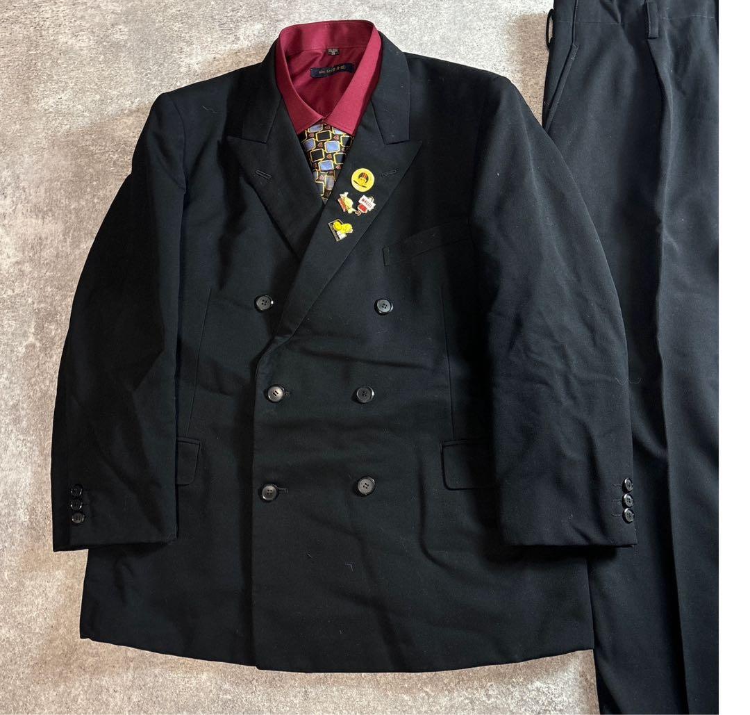 90s vintage レトロセットアップ スーツ ピンズ No.81