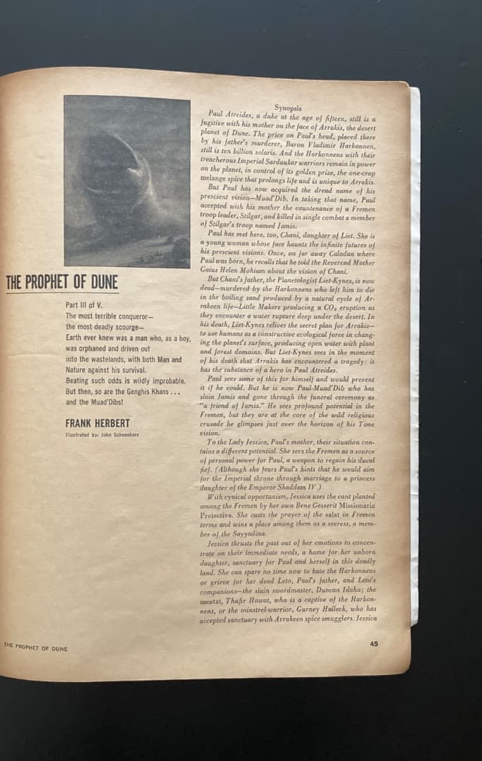 No.789《激レア》『雑誌 Analog（アナログ）』DUNE 初出掲載号2冊