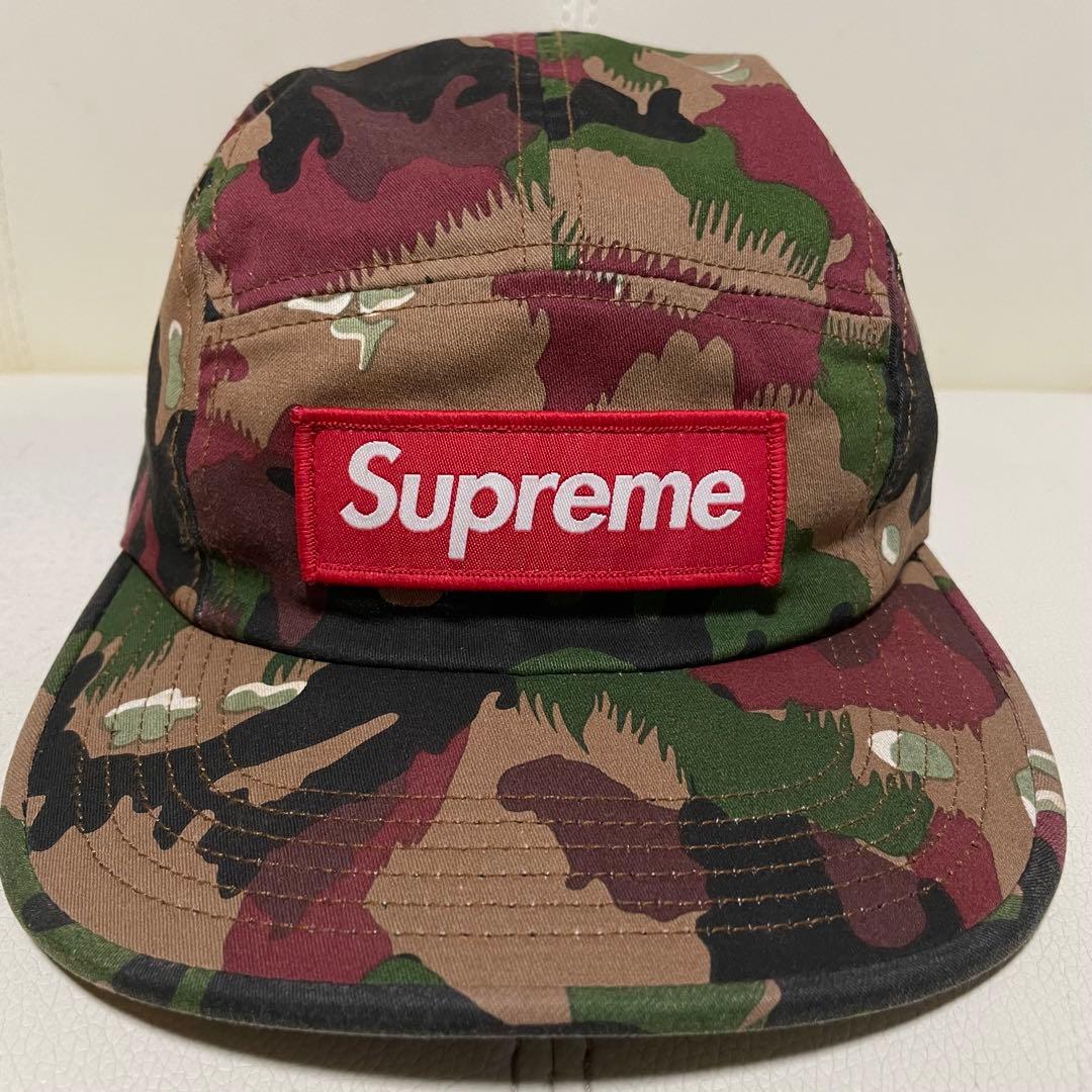 美品！ シュプリームSupreme 迷彩柄カモフラージュ キャップ帽子