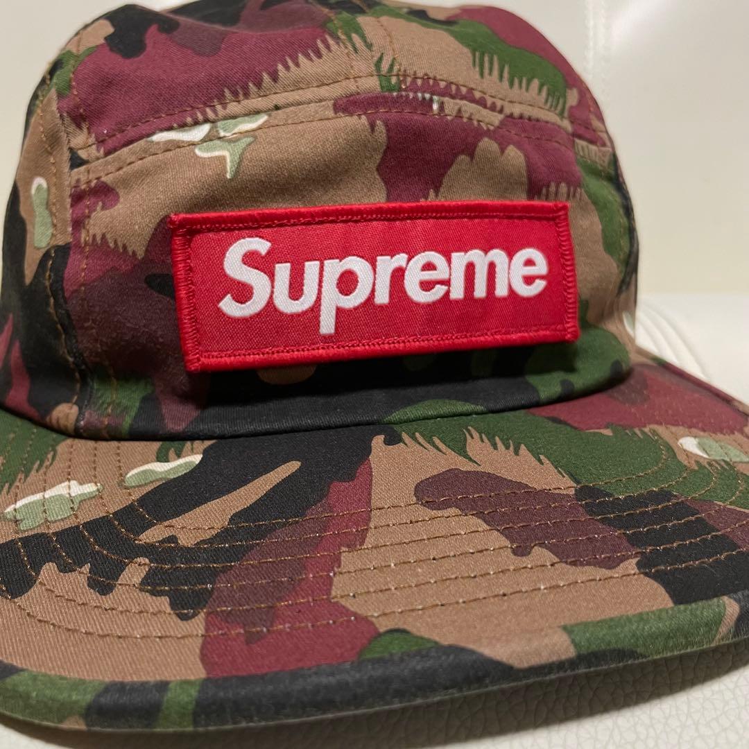 美品！ シュプリームSupreme 迷彩柄カモフラージュ キャップ帽子