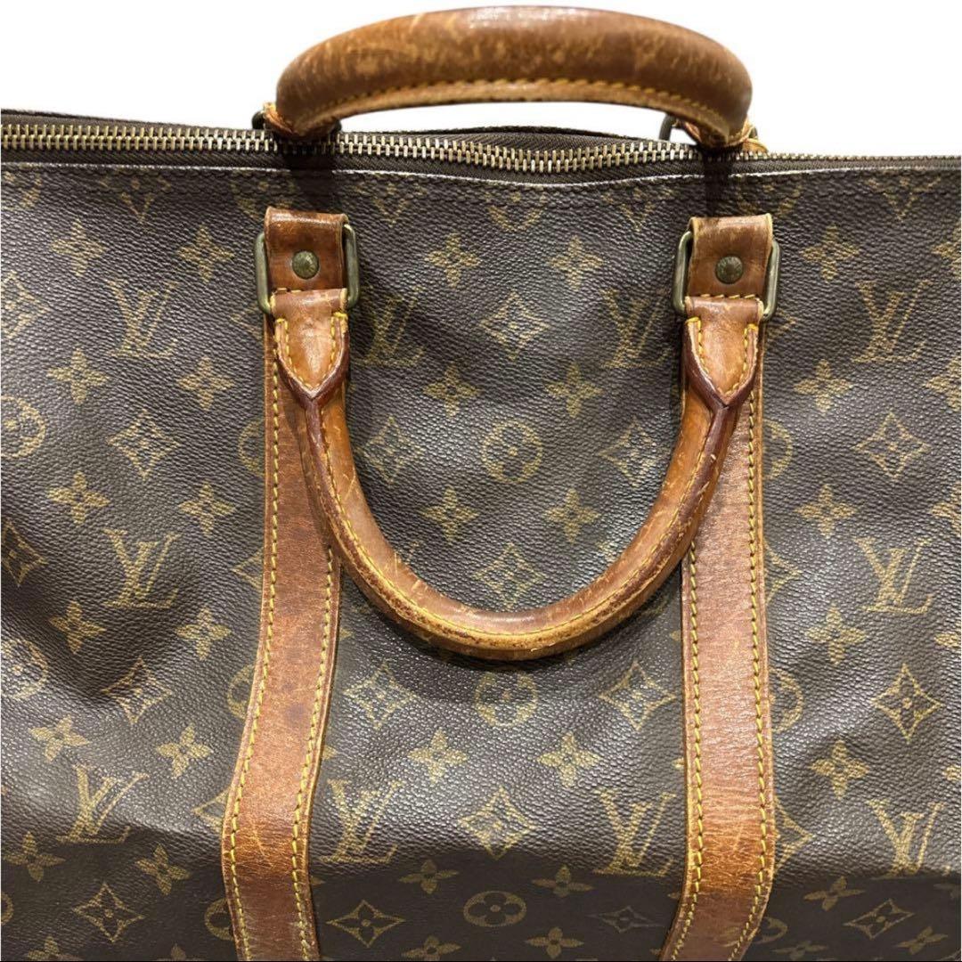 【鑑定済】Louis Vuitton ボストンバック　モノグラム キーポル50