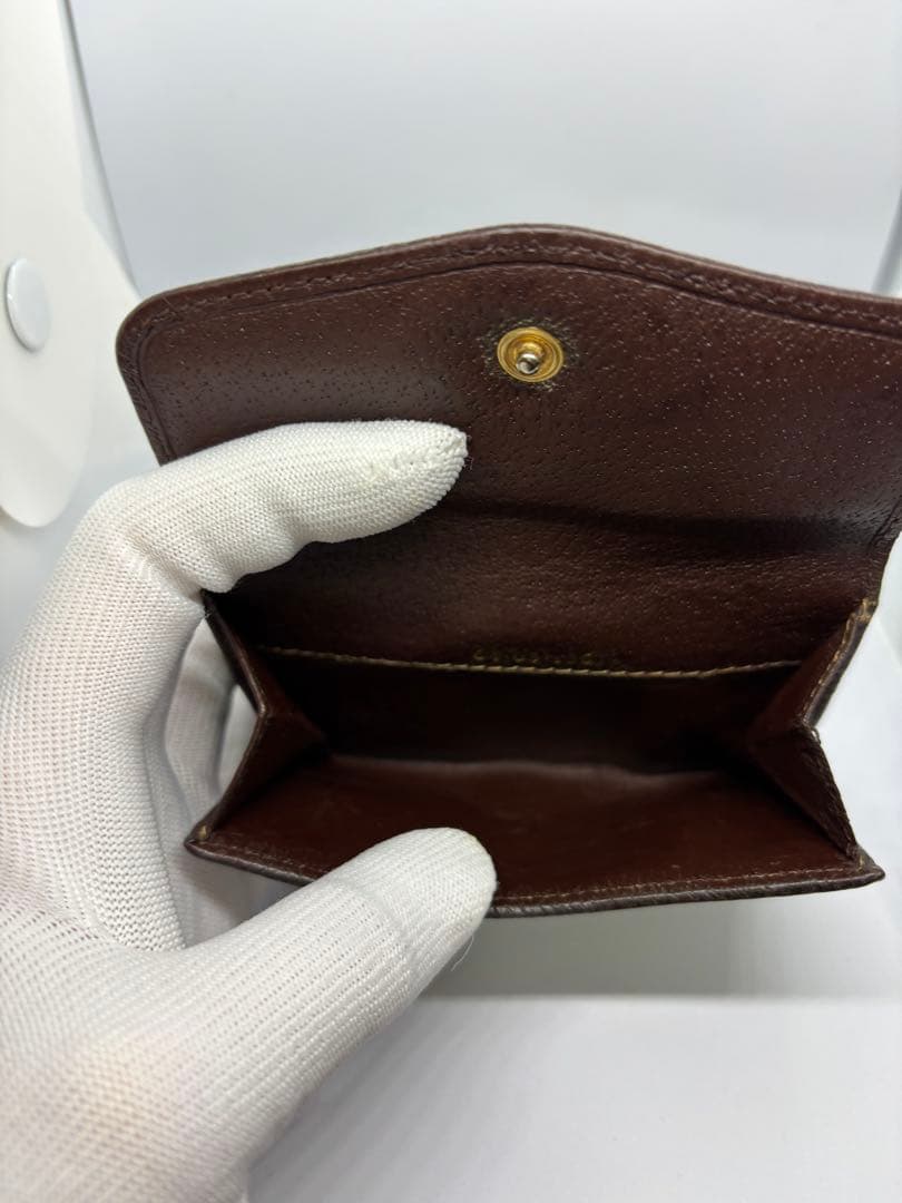 Gucci 二つ折り財布 オールドグッチブラウン/ベージュ