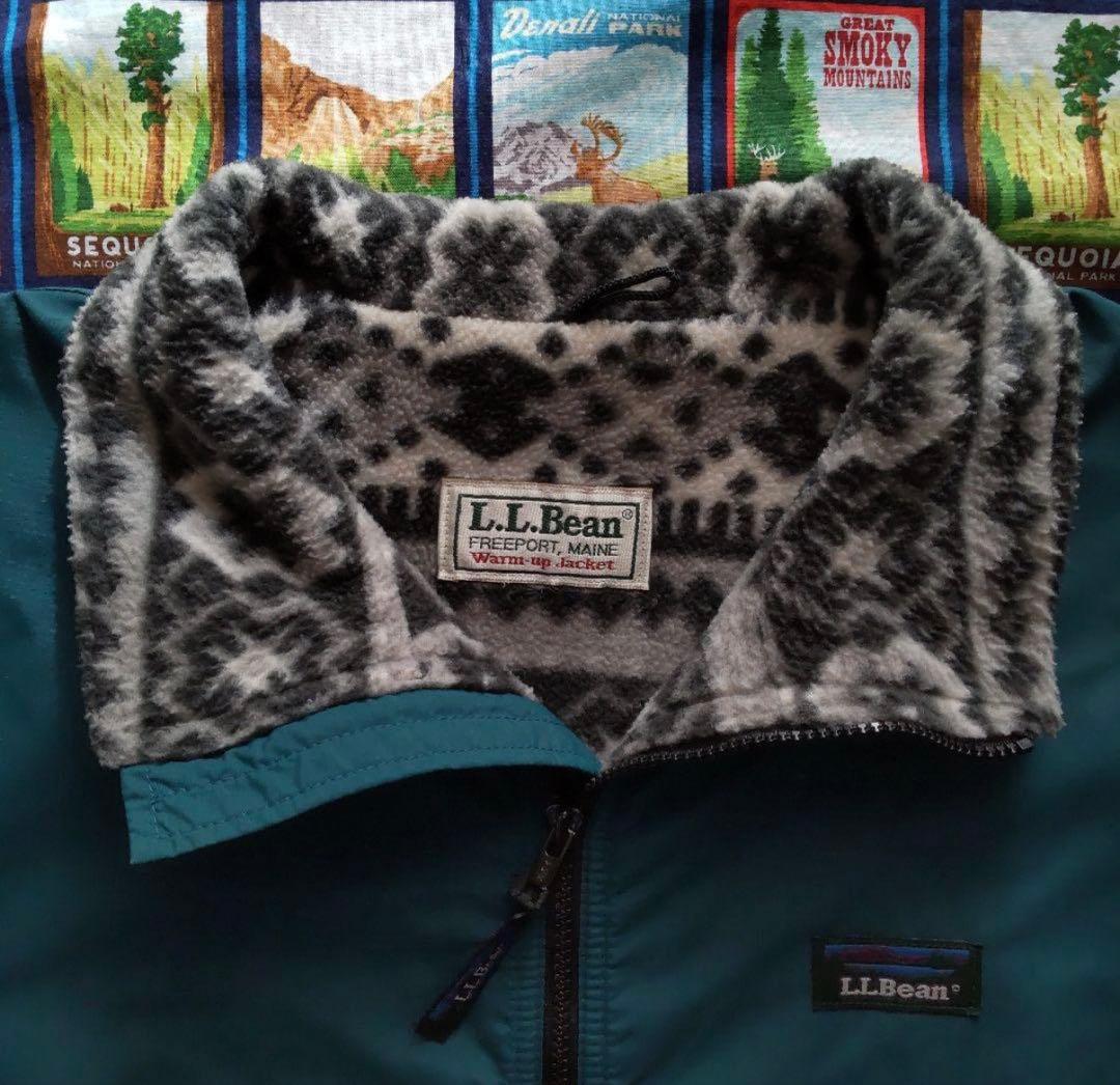 【美品】LLBean warm up jacket エルエルビーン