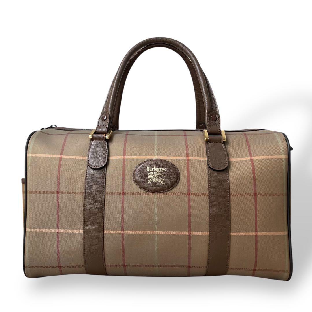 バッグ Burberrys Vintage CheckBoston Travel Bag