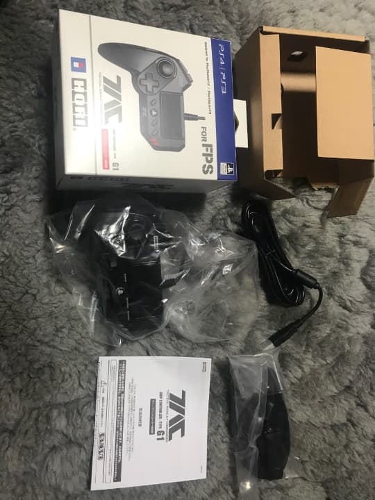 PS4 ジェット・ブラック 500GB  FPSコントローラーセット