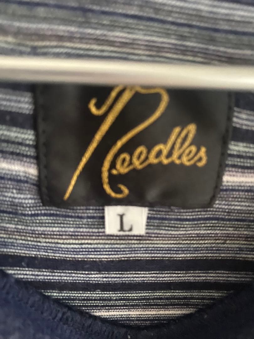 Needles ストライプ Tシャツ Lサイズ