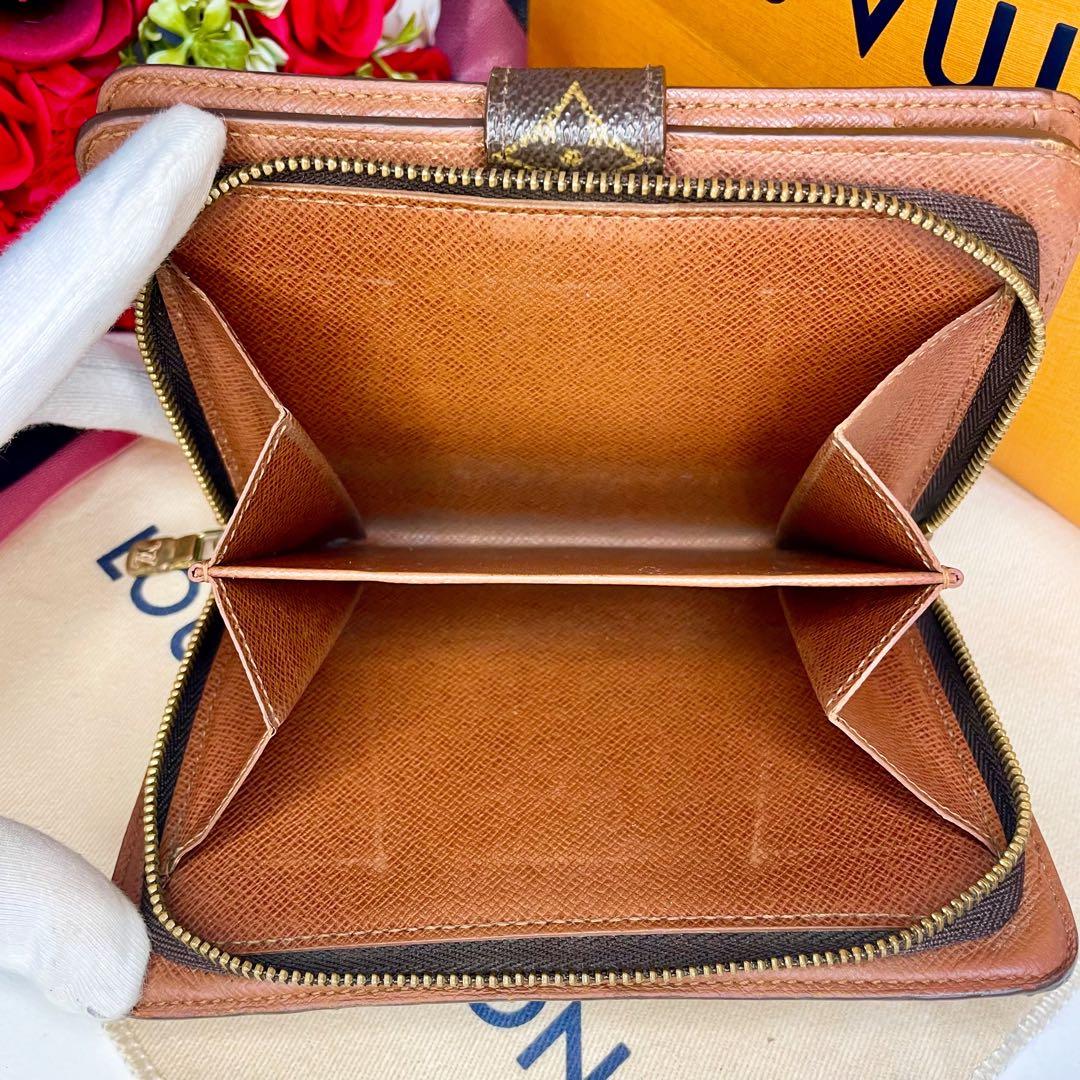 ✨美品✨ヴィトン パピエ ジップ モノグラム 二つ折り財布 大人気 定番