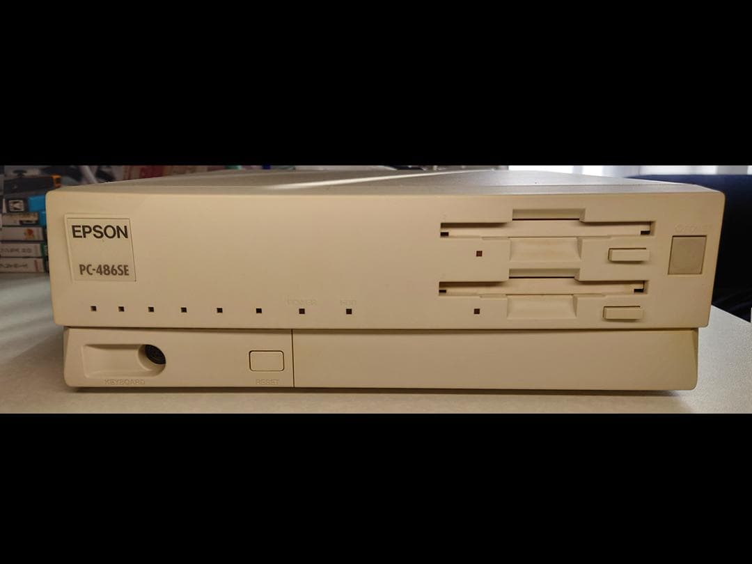 EPSON PC-486SE 本体 ODP メンテナンス品 バッテリー電池交換