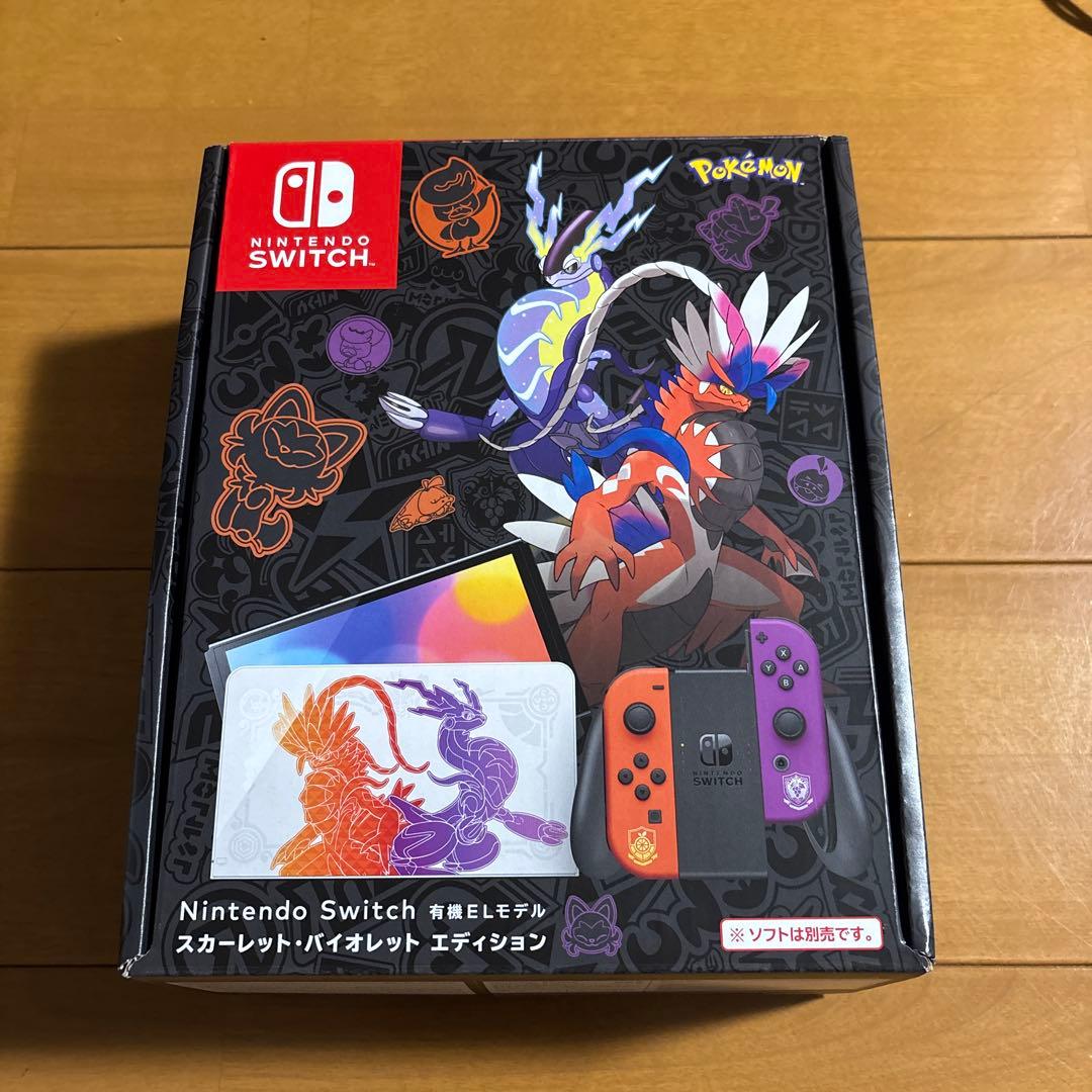 Switch Nintendo Switch 有機ELモデル スカーレット・バ…
