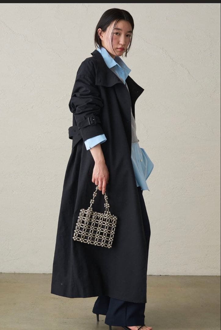 新品未使用Loungedressスタンドトレンチコート