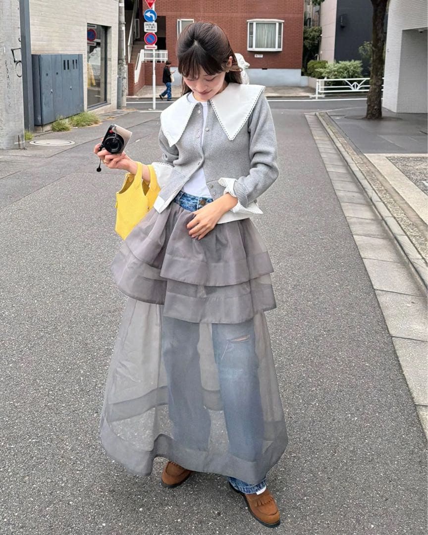 Bibiy. PATTY PILGRIM TOP グレー　grey