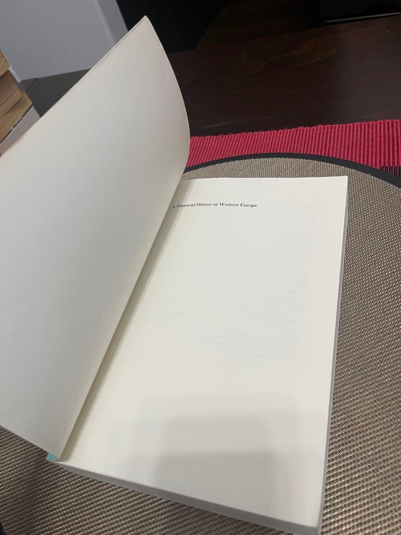洋書 A Financial History of Western Europe