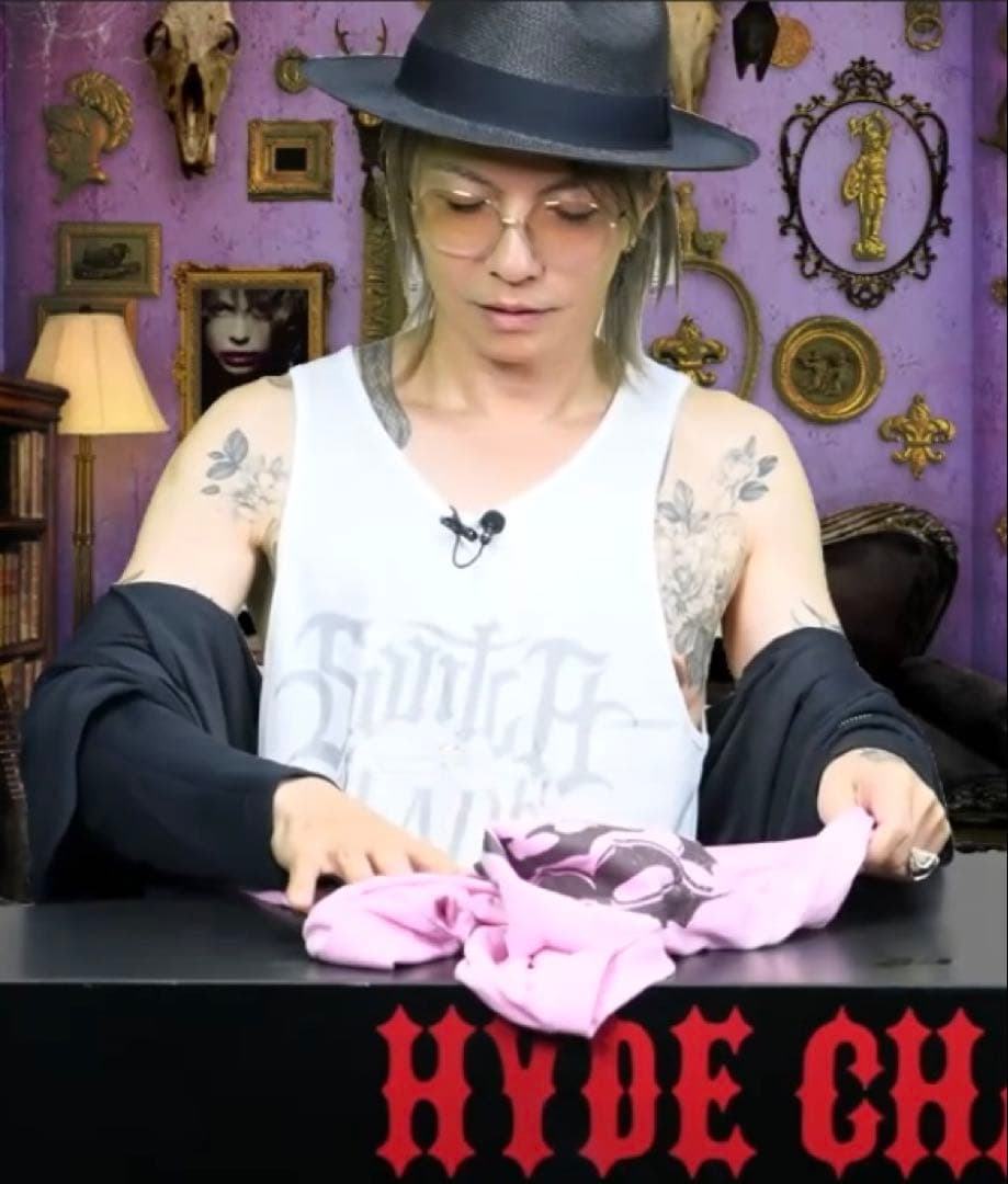 HYDE着　SWITCHBLADE STORY T/TOP スイッチブレード白