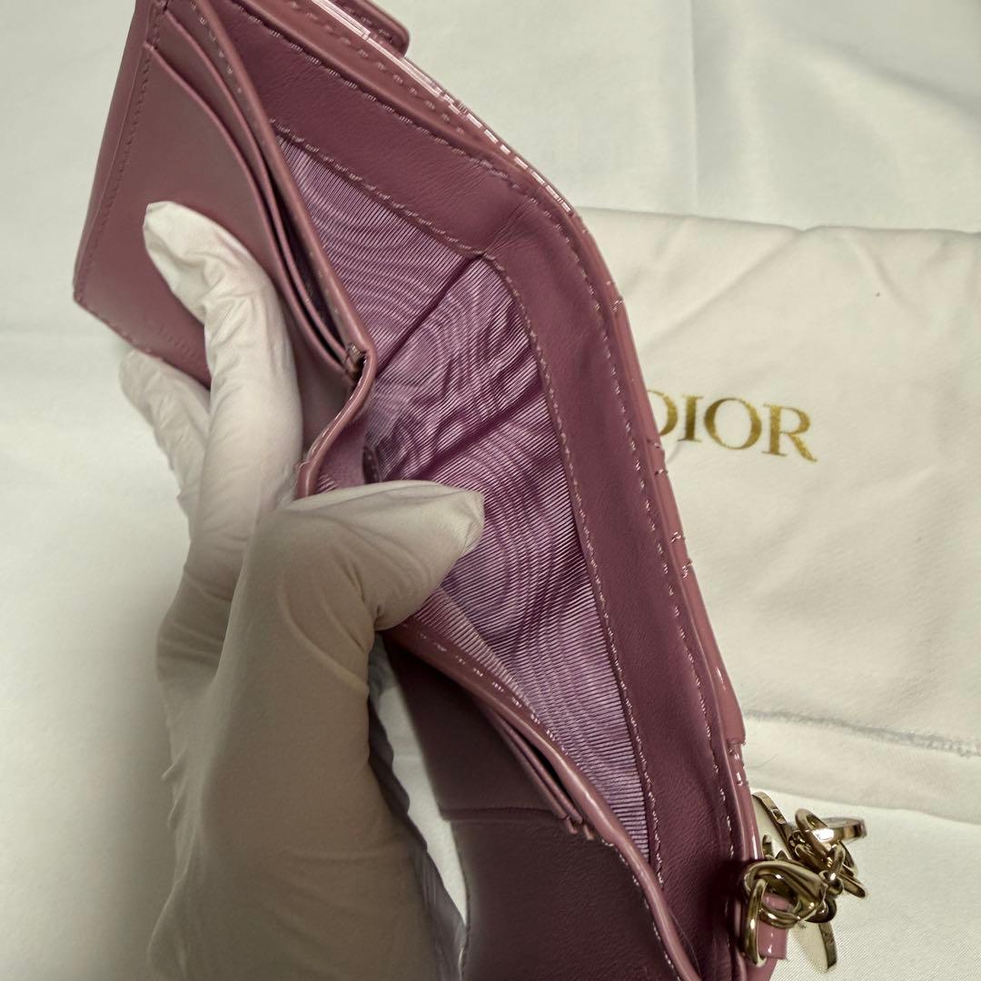 Lady Dior ロータスウォレット 三つ折財布