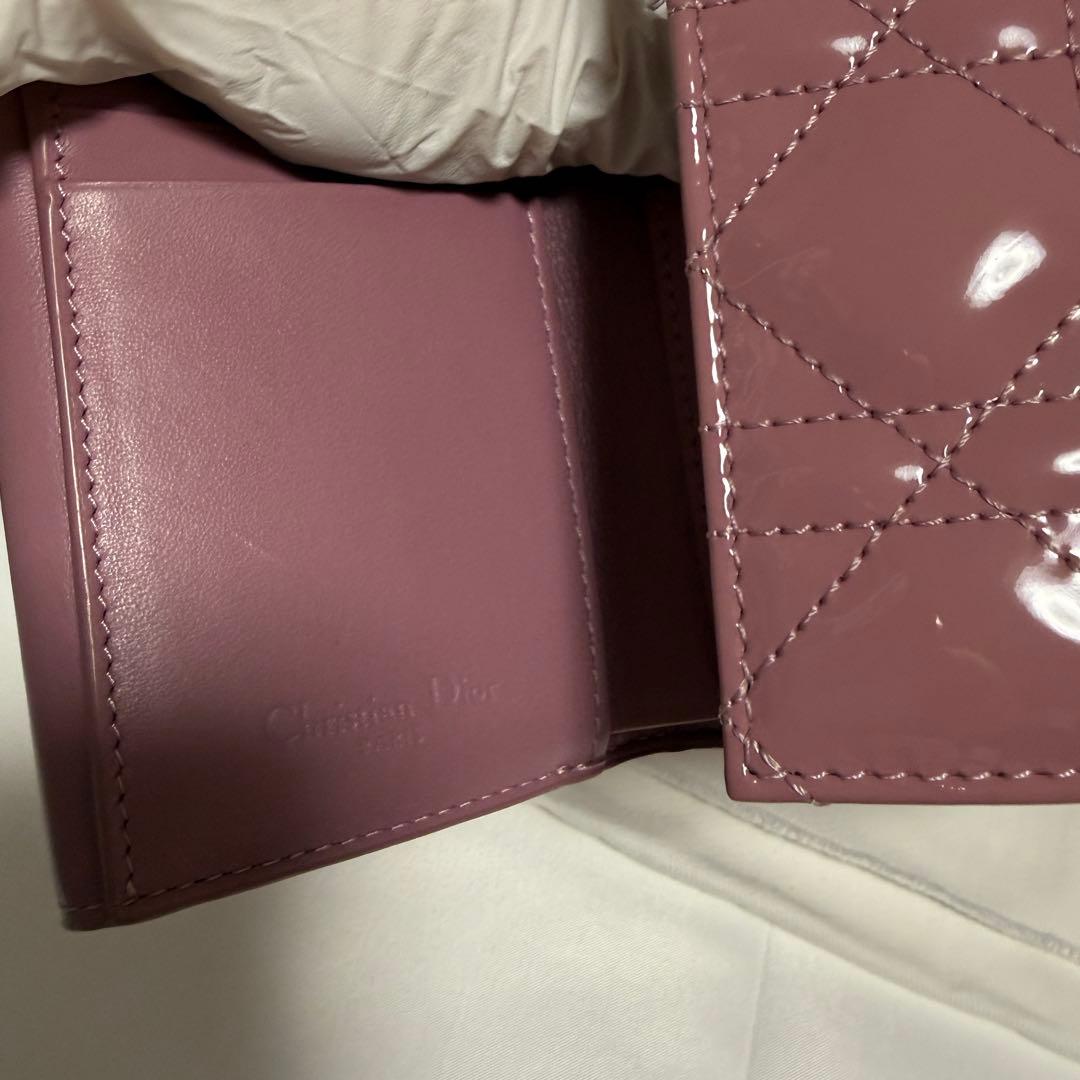 Lady Dior ロータスウォレット 三つ折財布