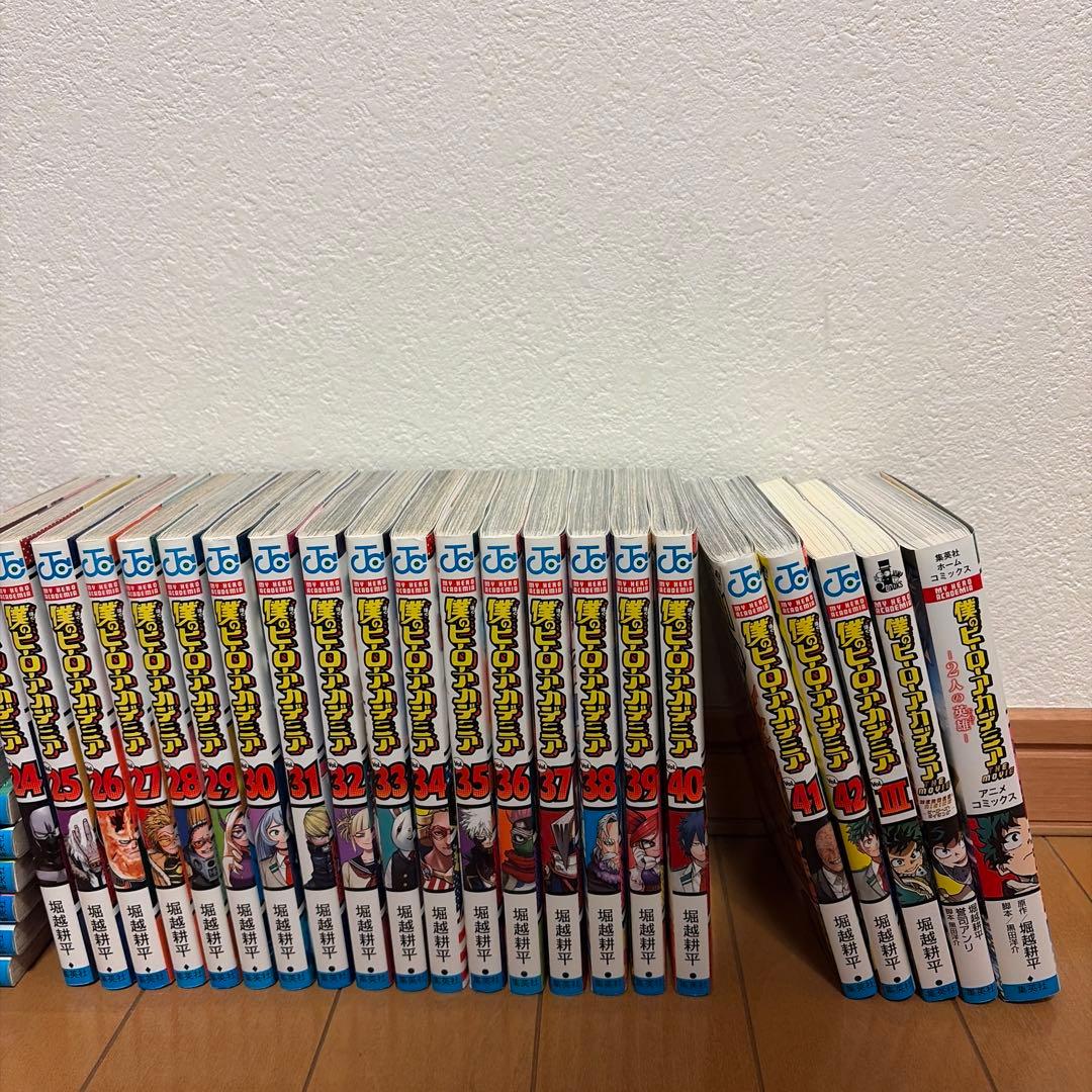 僕のヒーローアカデミア全42巻＋小説2冊＋アニメコミックス