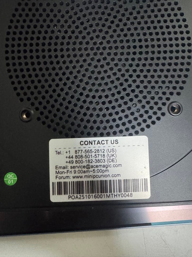 ACEMAGIC ミニPC 16GB RAM 512GB SSD