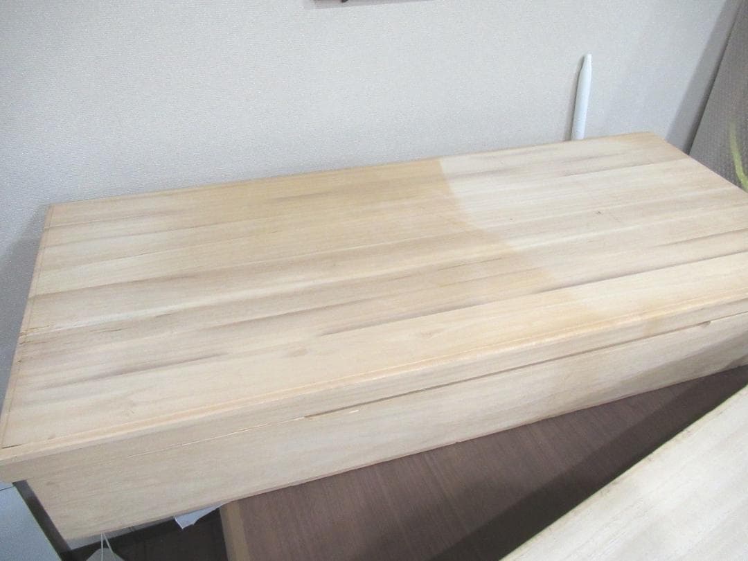 ２箱セット　桐箱 木製　桐製　収納箱　衣装箱　着物　　収納ケース　ヴィンテージ