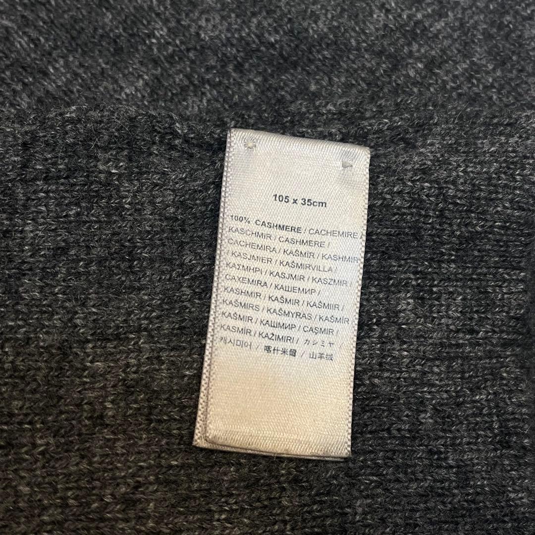 小判 Johnstons of Elgin カシミヤ マフラー ストール グレー