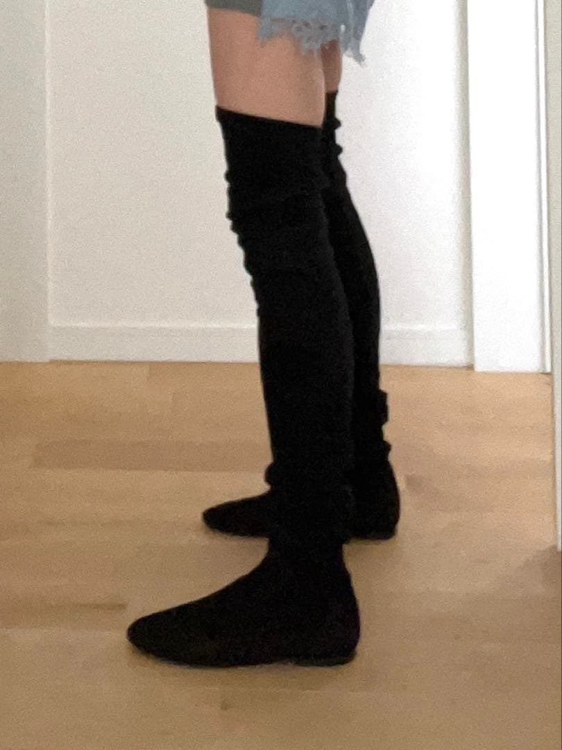 Isabel Marant イザベルマラン スエード ニーハイブーツ ブラック