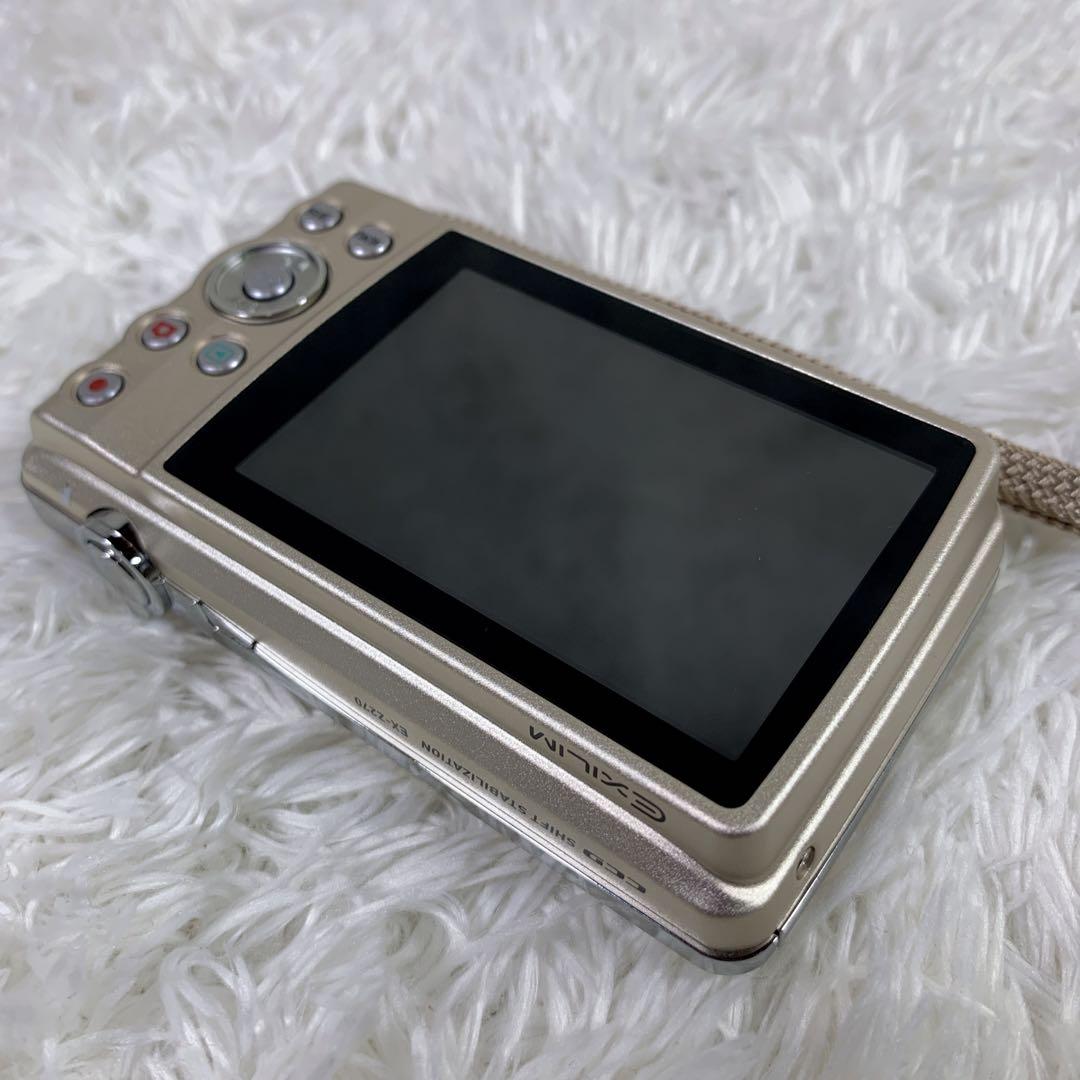 【極上美品】CASIO EX-Z270 EXILIM ゴールド