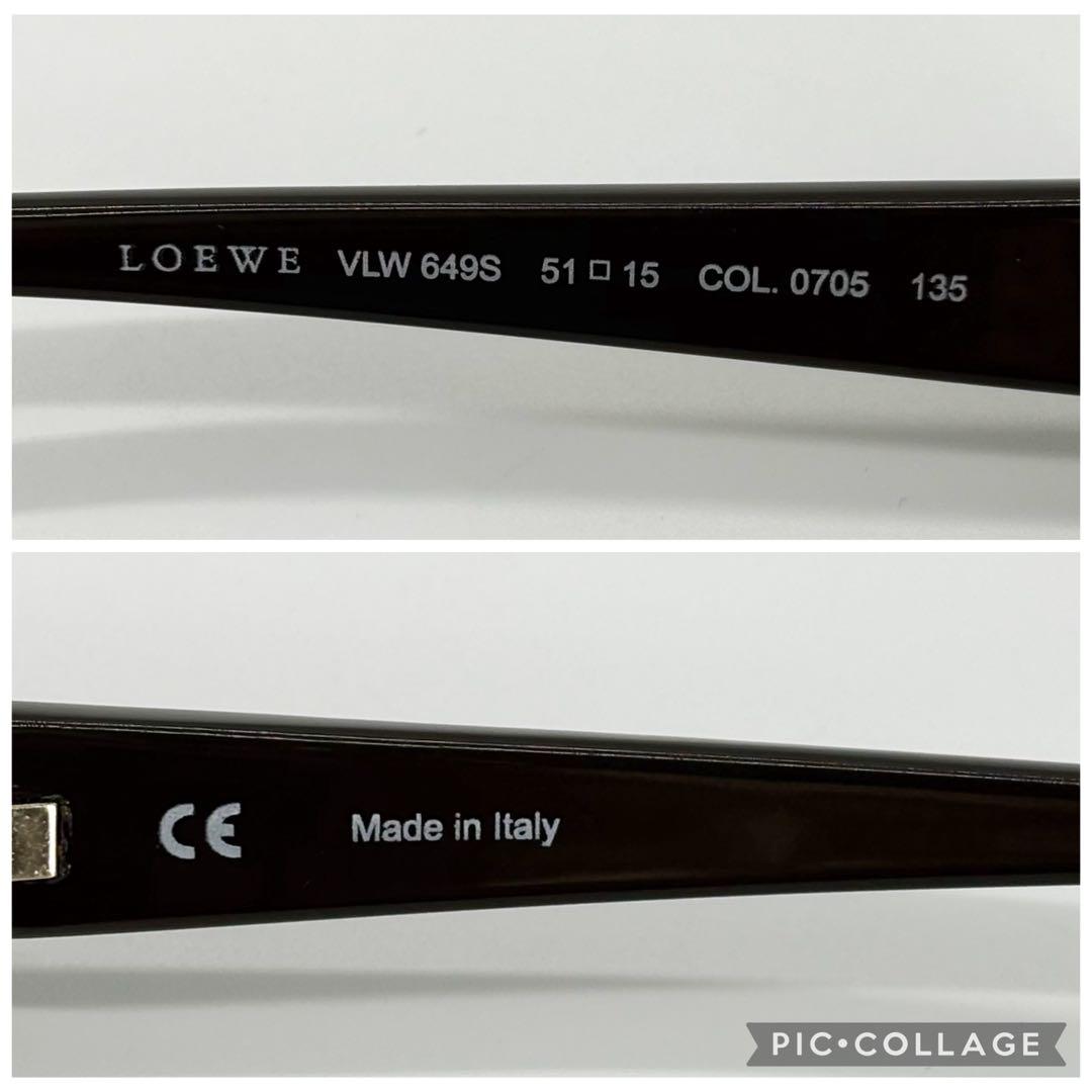 ♡未使用♡ LOEWE ロエベ アナグラム サングラス ブラウン レディース