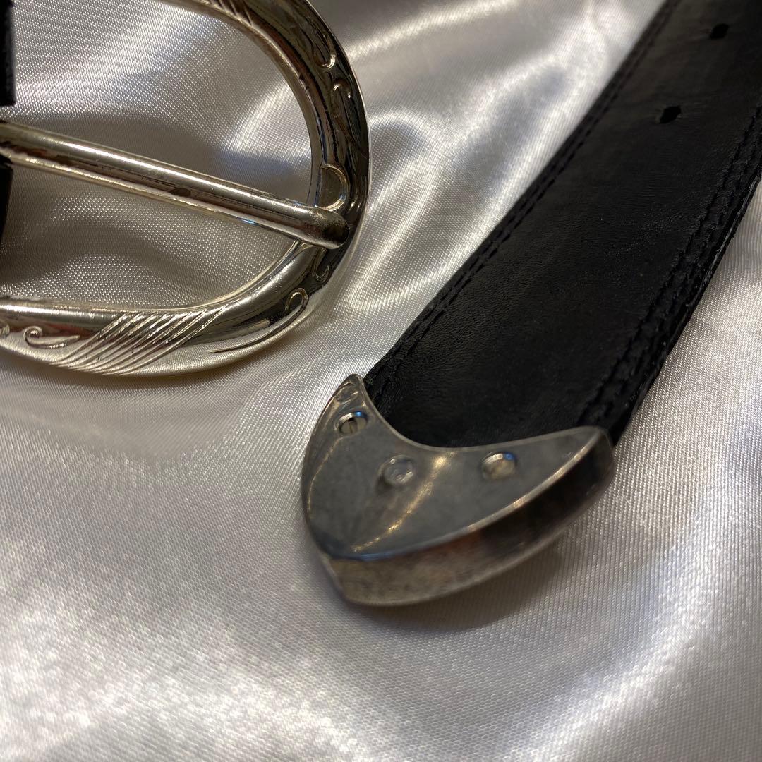 Yves Saint Laurent archive ウエスタンレザーベルト