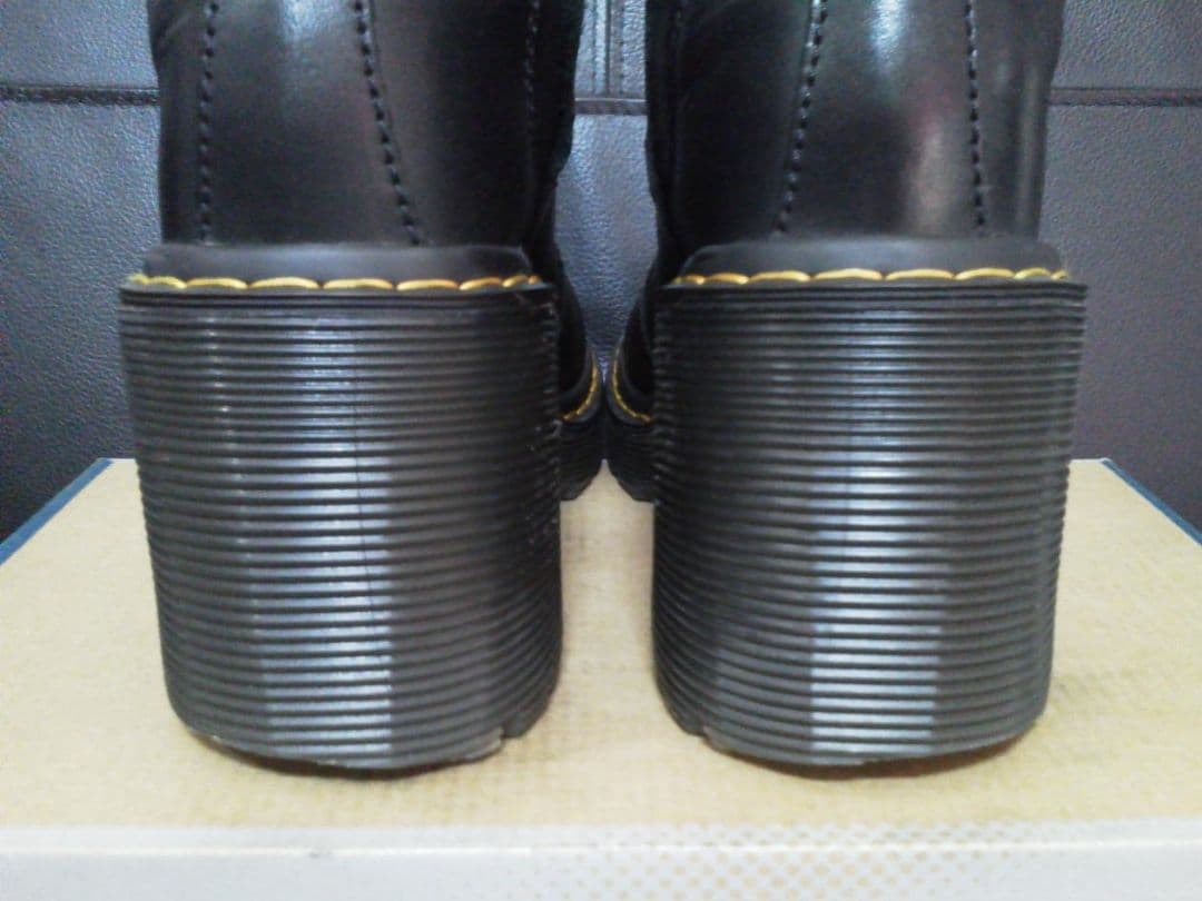 Dr.Martens SPENCE UK4 黒 厚底 チェルシー サイドゴア