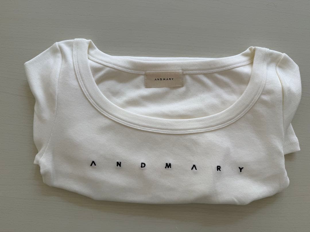 トップス ANDMARY Mary logo cable knit set black