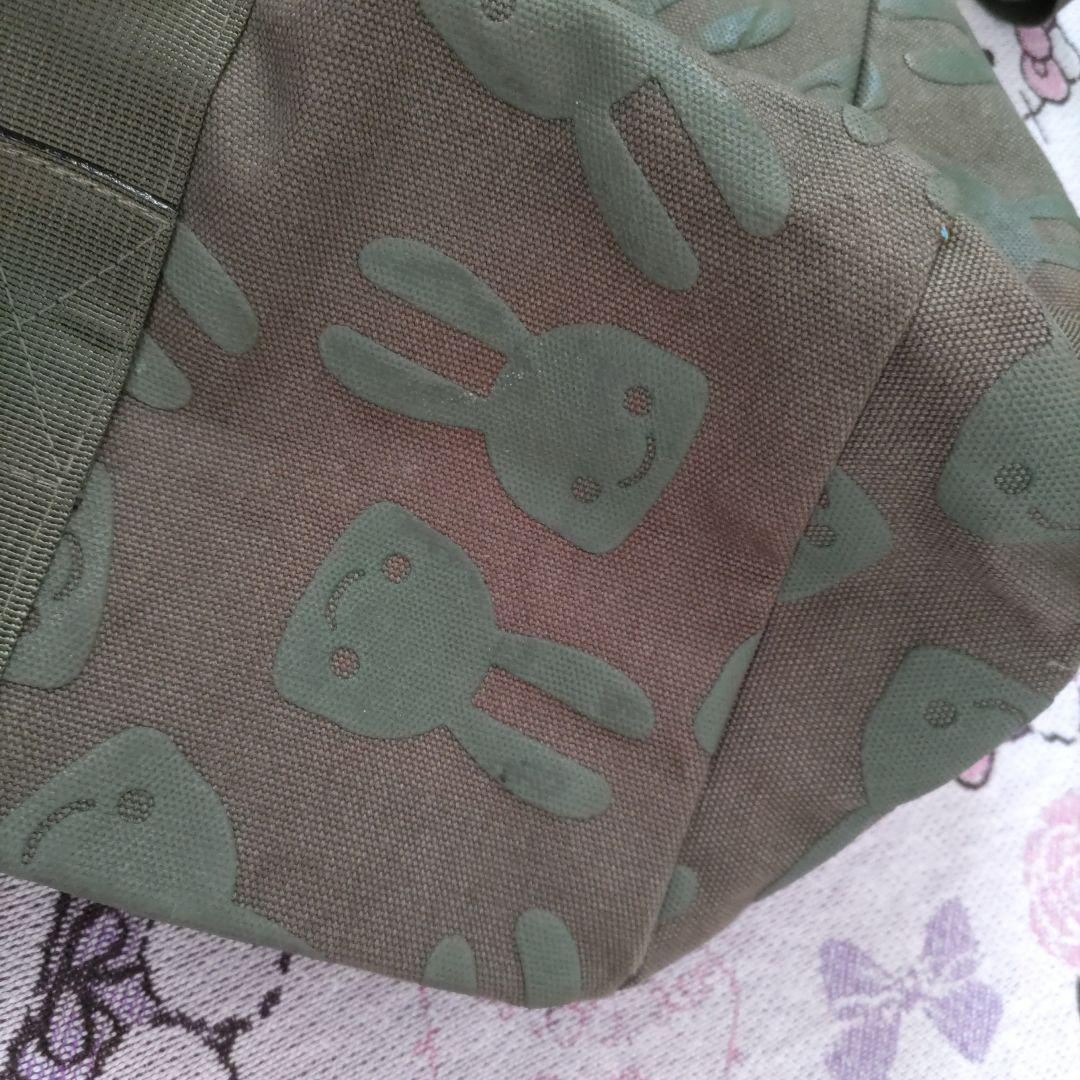 CUNE ウサギ柄 ボストンバッグ
