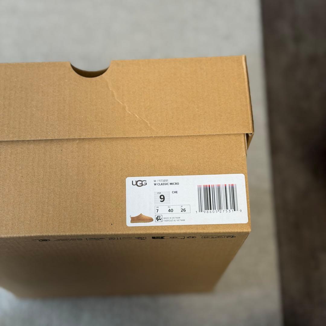 【最終値下】UGG Classic Micro クラシック マイクロ　26㎝