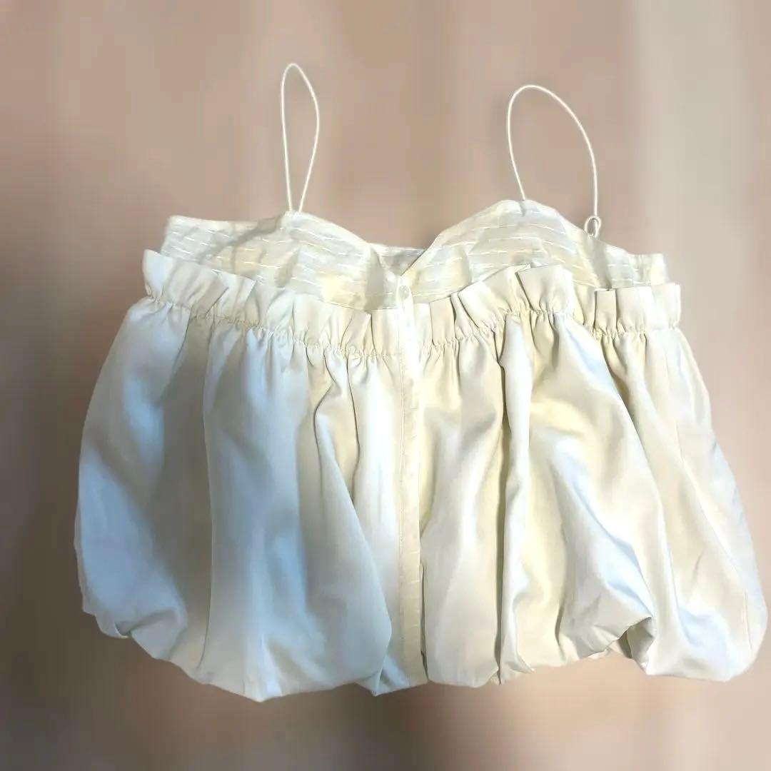 m.o　eaphi BALLOON HEM CAMISOLE