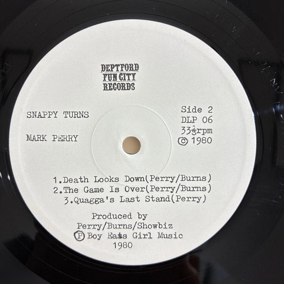MARK PERRY / SNAPPY TURNS 輸入12inchレコード