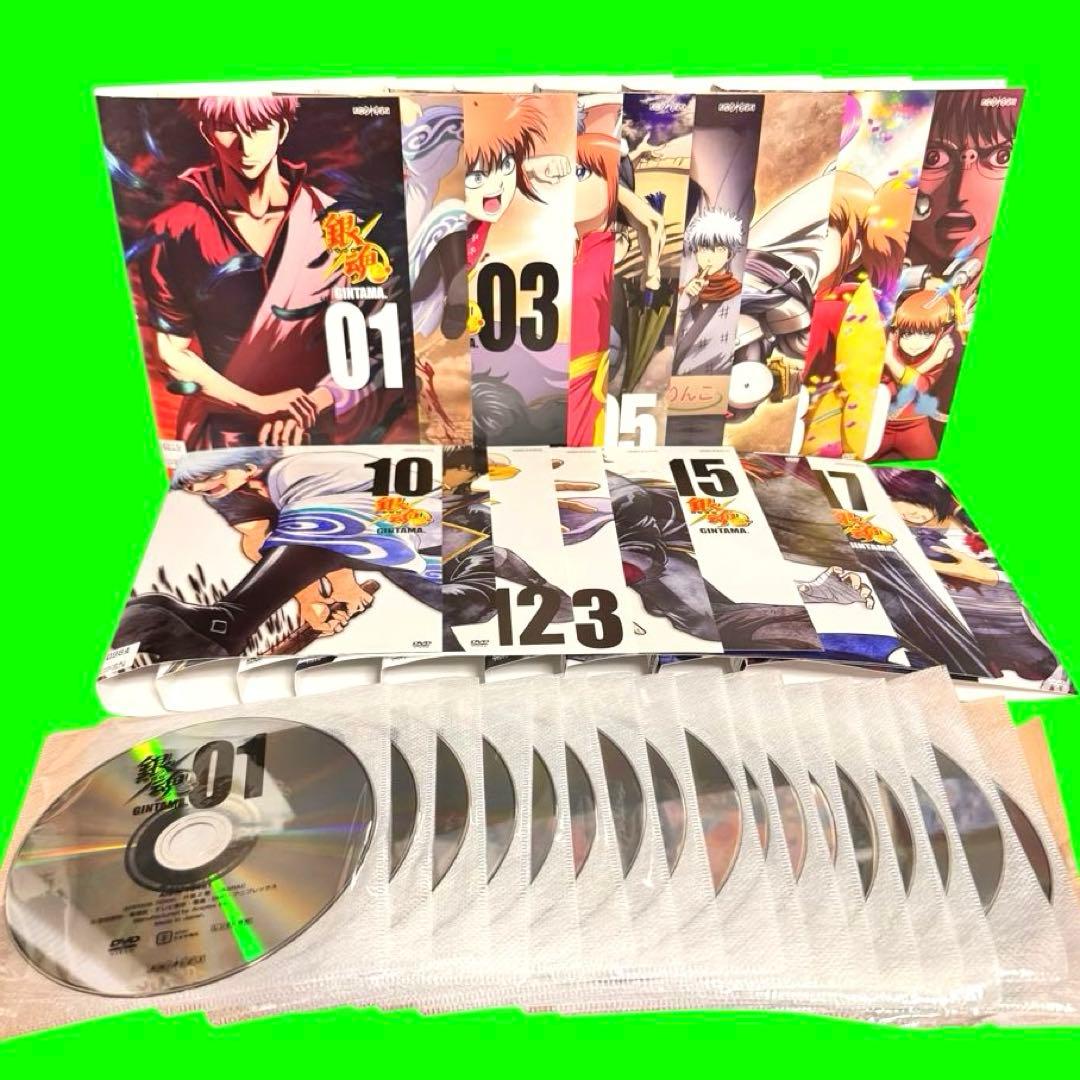 銀魂 4期 烙陽決戦篇+ポロリ篇+銀ノ魂篇 DVD 全18巻 全巻セット