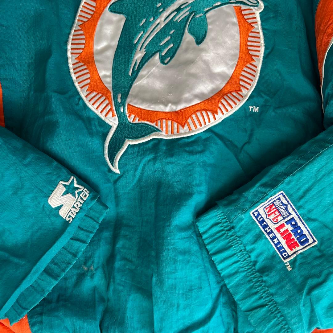 90s STARTER スターター × DOLPHINS アノラックパーカー