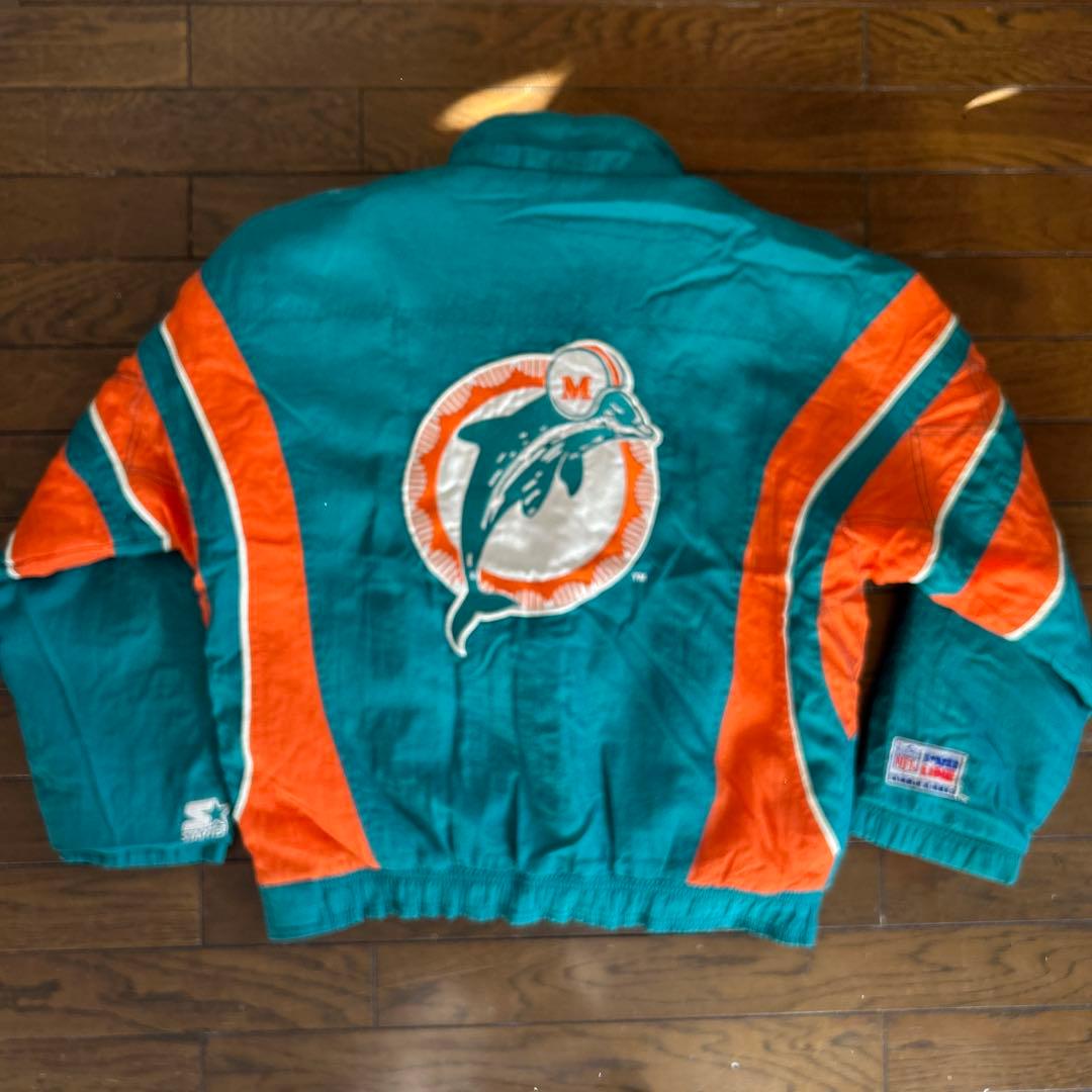 90s STARTER スターター × DOLPHINS アノラックパーカー