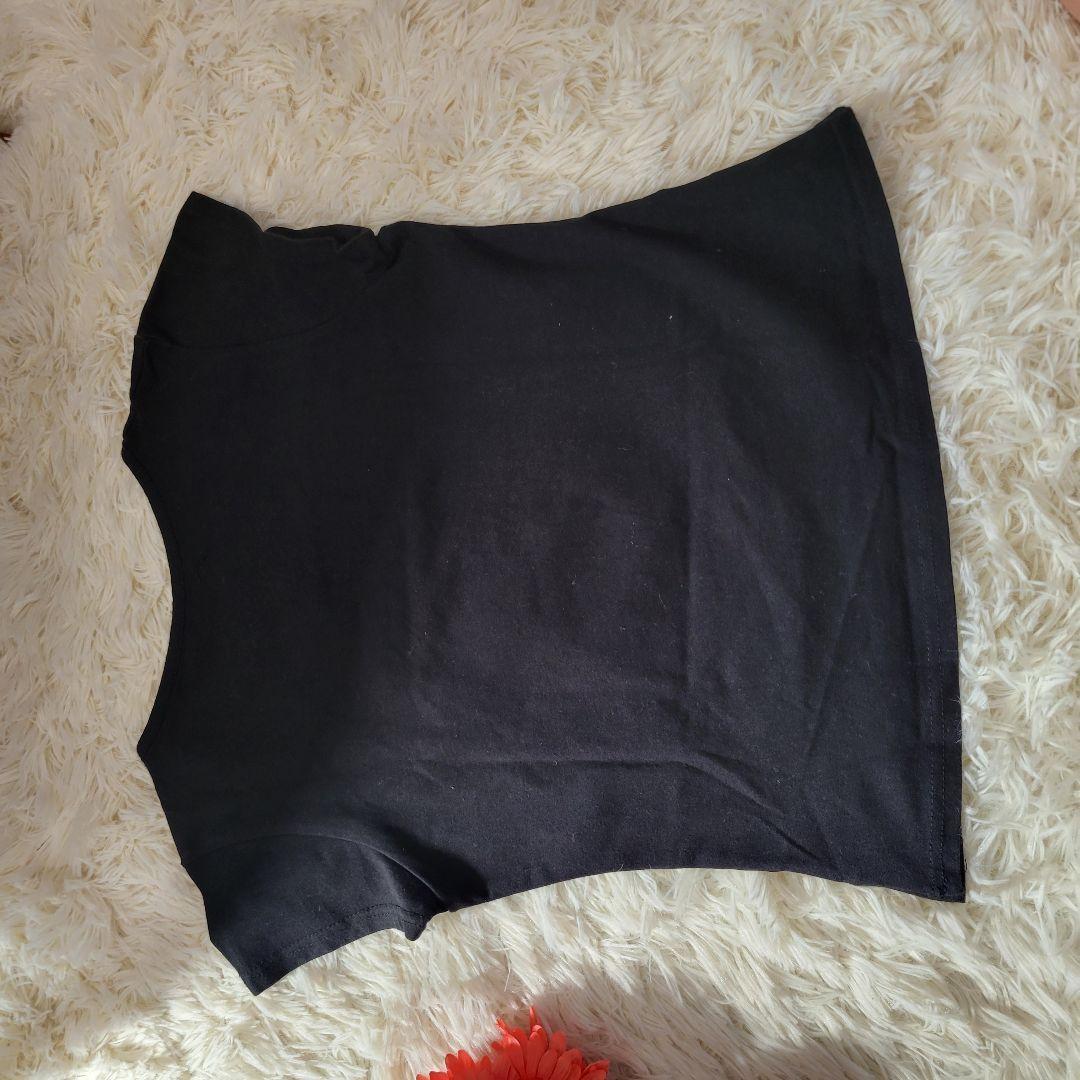 Dior　ディオール　キラキラ　ブラック×ピンク　ロゴ　Tシャツ　半袖　可愛い