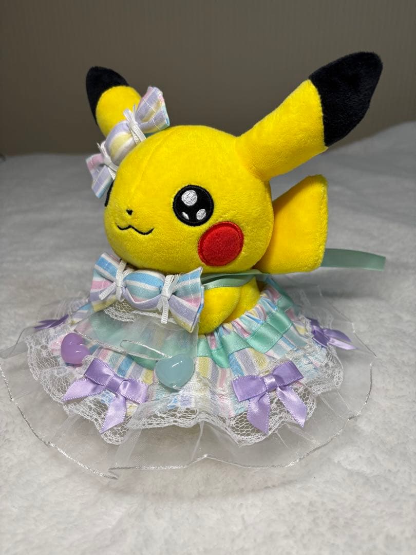 ニャニャニャ マイピカチュウ ストライプのキャンディードレス