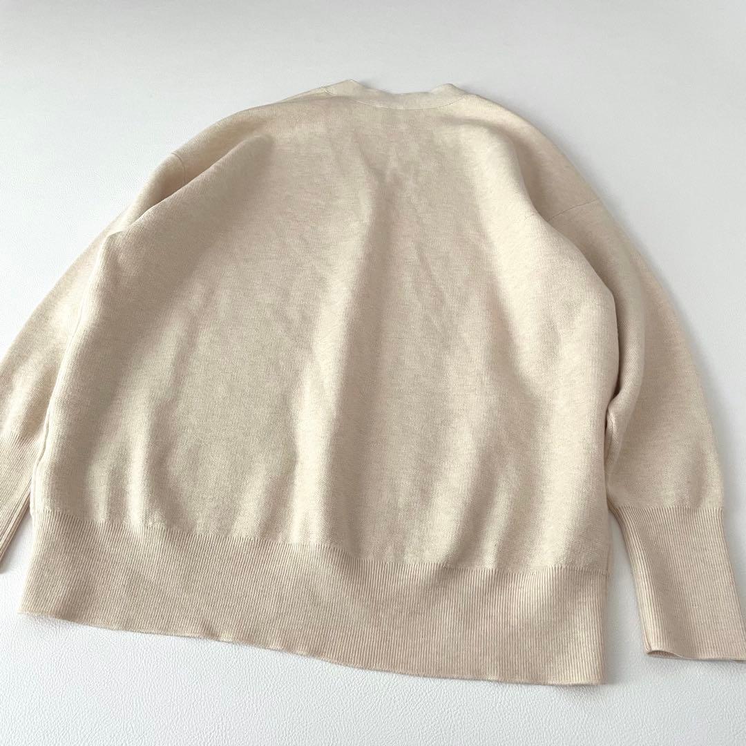 Spick&Span スピック&スパン ダブルジャガード ビッグカーディガン