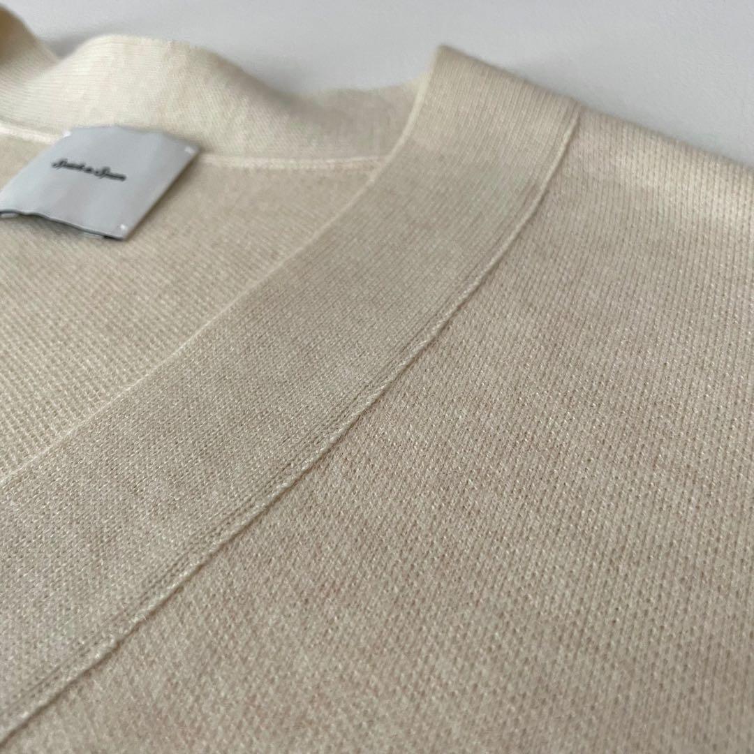 Spick&Span スピック&スパン ダブルジャガード ビッグカーディガン